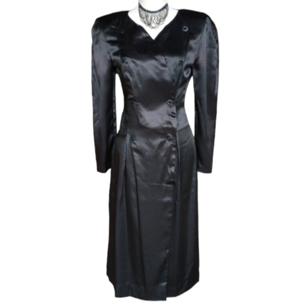 Vintage Hand Made Tailored "One Of A Kind" Dress By Rita E. Enloe